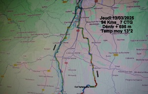 Sortie du 13 Mars 2025