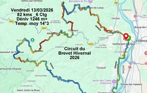 Sortie du 13 Mars 2026