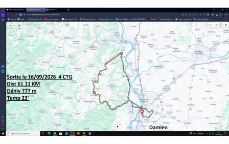 Sortie du 16 sept  2026